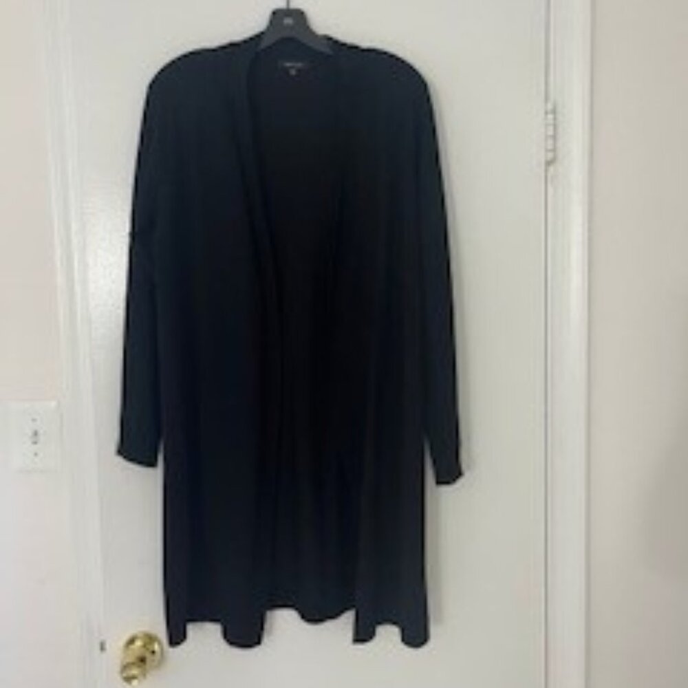Black cardigan